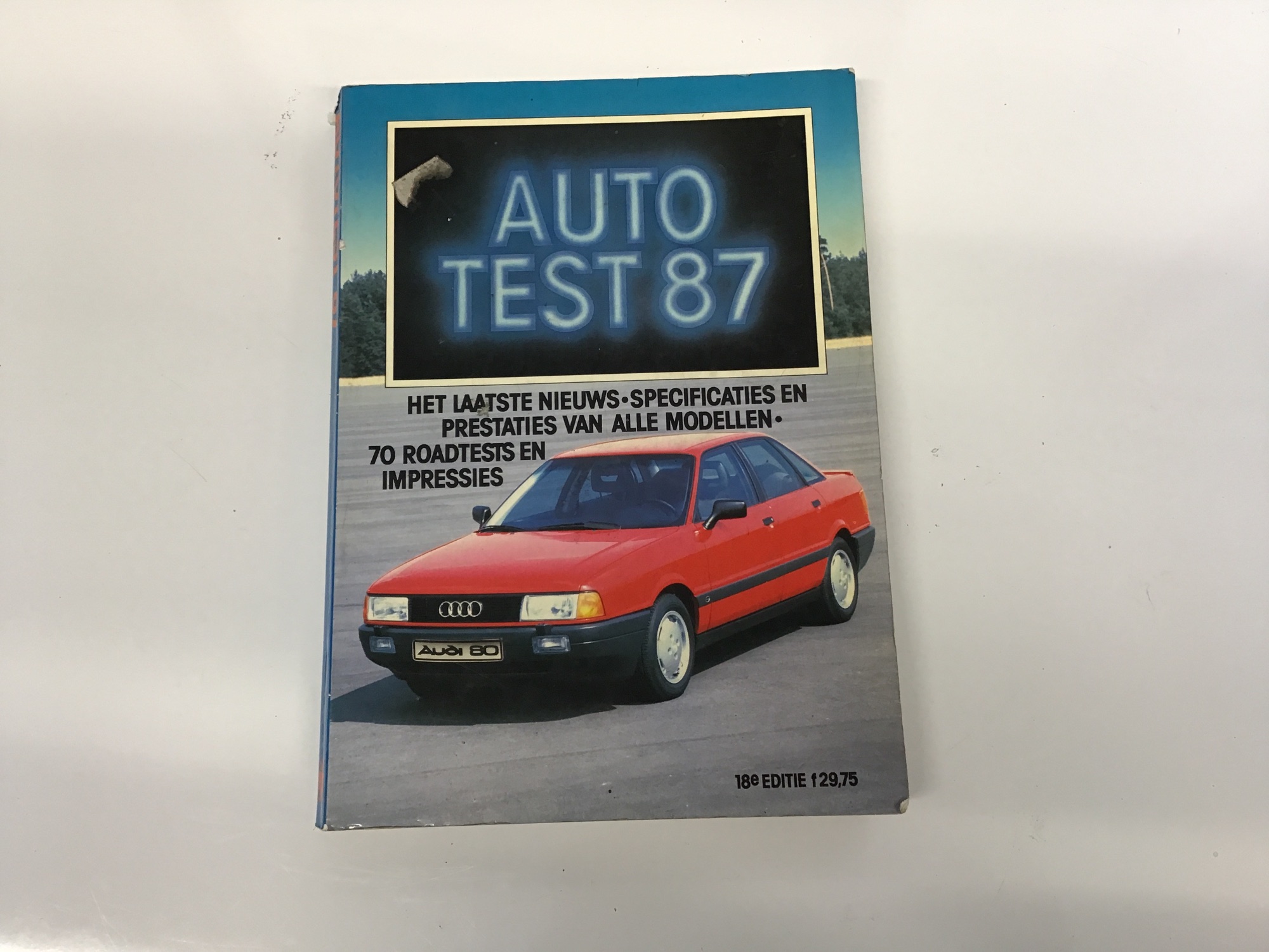 Auto test 1987, hoofdfoto
