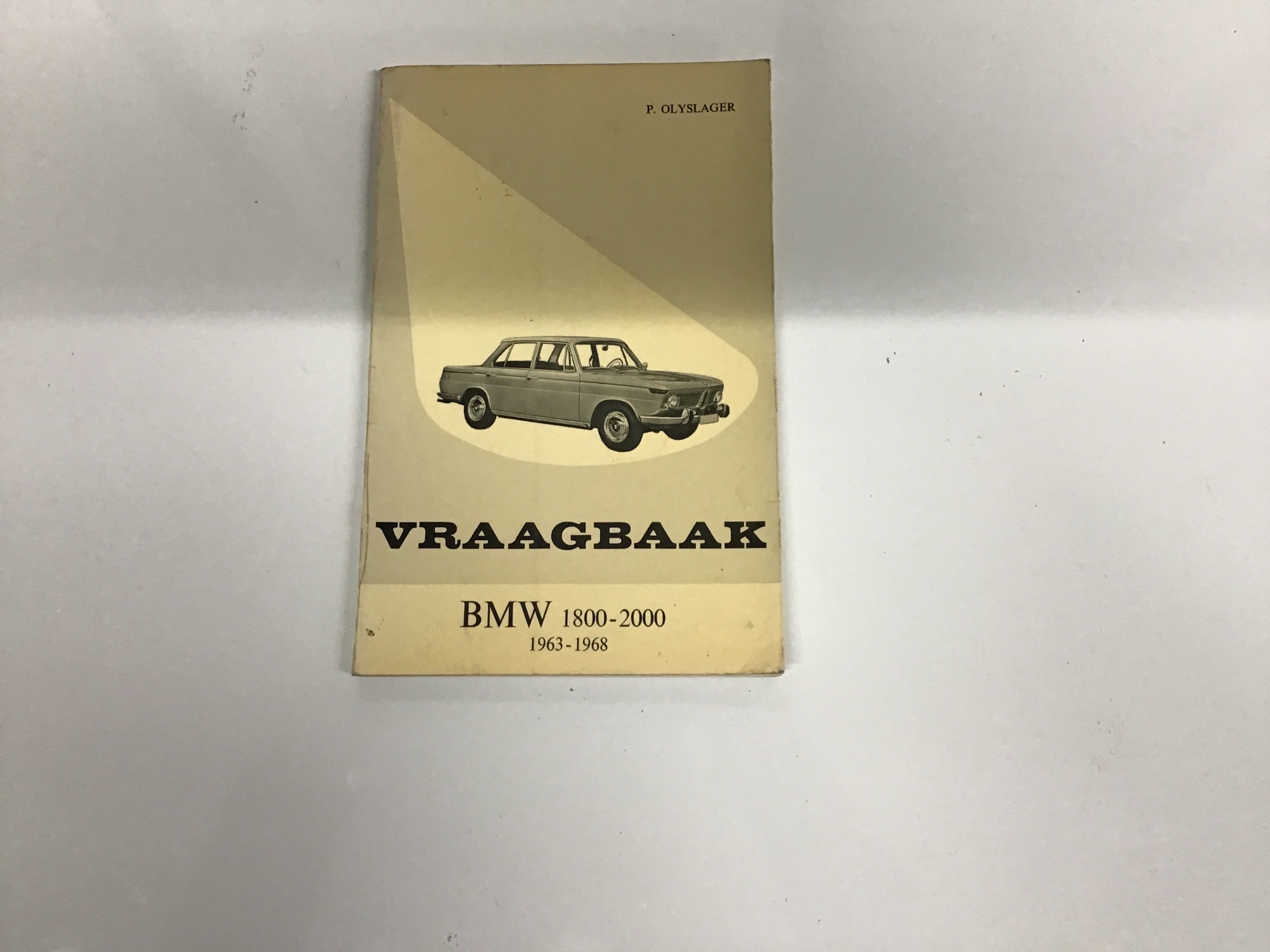 Vraagbaak BBMW 1800 2000 jaar 1963 1968, hoofdfoto