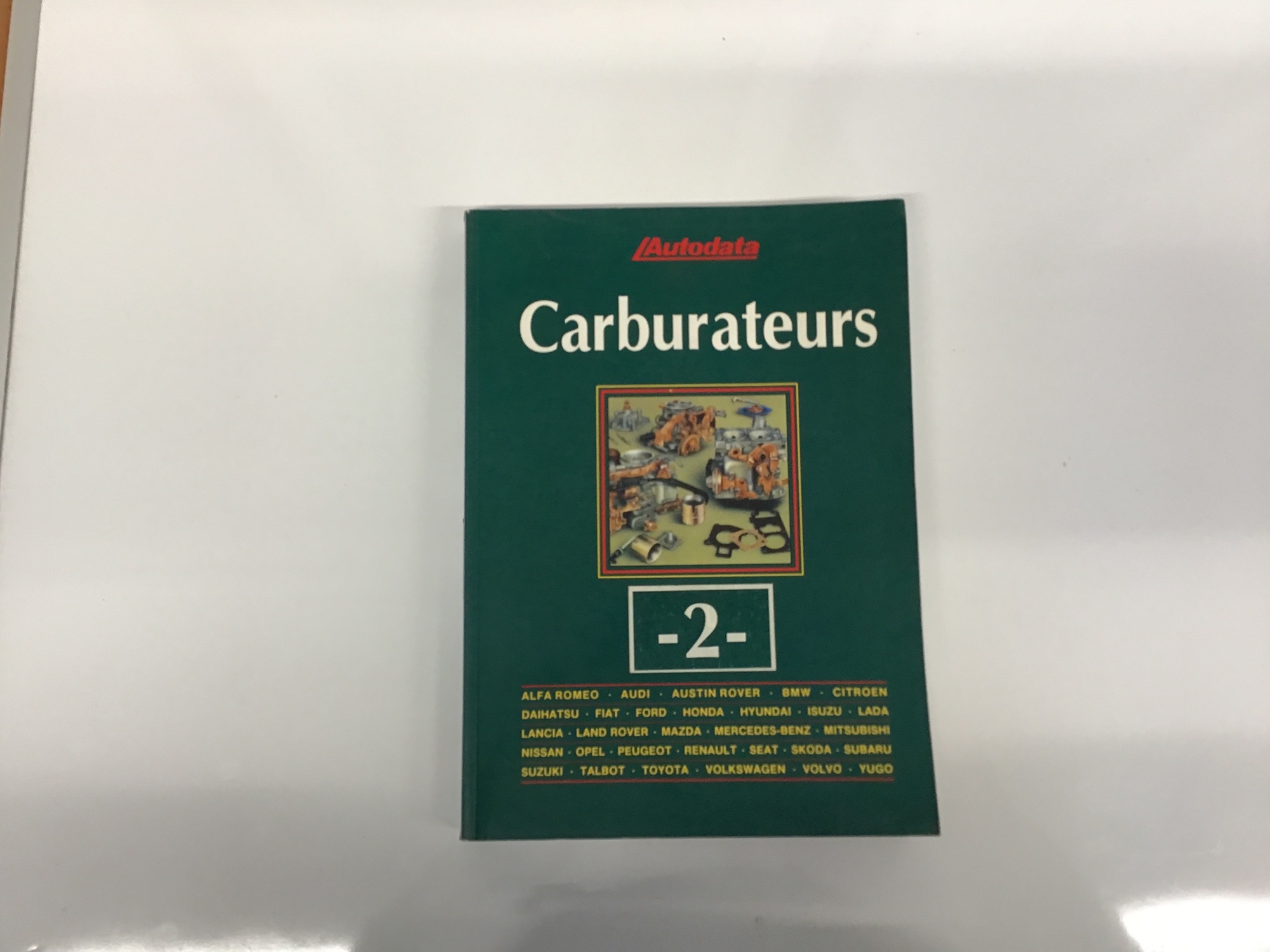 Autodata carburateurs, bouwjaar 1991, hoofdfoto